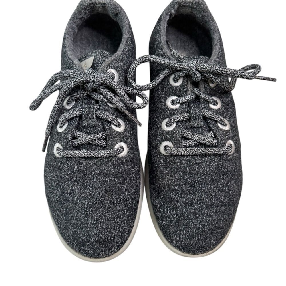 Allbirds Women's Gray Wool Runner Lightweight Lace Up Size 8 - Picture 2 of 6